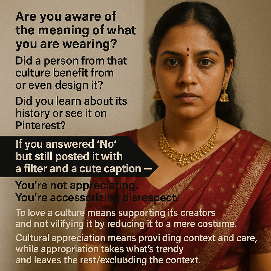 Are you aware of the meaning of what you are wearing?