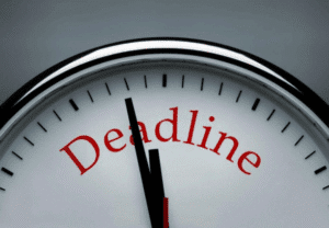 Image of deadline
